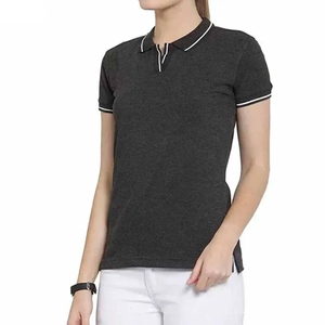 Chemises polo pour femmes, couleur unie, logo personnalisé, prix imbattable, nouvelle arrivée, haute qualité, polos unis pour femmes - Product Image 3