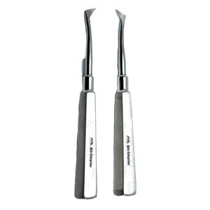 เครื่องมือถอนฟัน เครื่องมือผ่าตัดทางทันตกรรม อุปกรณ์ทันตกรรม เครื่องมือสแตนเลส สำหรับถอนฟัน ด้ามโค้งซ้ายขวา สำหรับถอนรากฟัน - Product Image 1