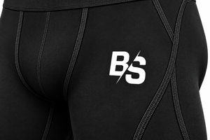 <b>Gym</b> <b>Leggings</b> US Size 90% Polyester 10% Spandex Custom Logo Sportswear Running Tights Baselayer Pants Compression <b>for</b> <b>Men</b> 180g - Product Image 5