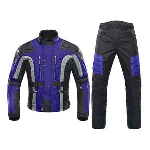 Traje de Motocicleta para Hombre, Chaqueta de Cordura Textil para Turismo, Pantalones de Protección, Conjunto Uniforme, Impermeable, Resistente al Viento, para Todo Clima - Product Image 1