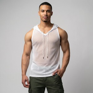 Athletic Performance <b>Mesh</b> Sleeveless Sports Jersey Basketball Tank <b>Top</b> Breathable Gym Workout Training Running Fitness Team - Product Image 3