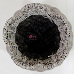 Artex Dong Thap Factory Handmade Seagrass <b>Vase</b> Natural Wicker Flower <b>Vases</b> for Elegant Home Decor Rustic Living Spaces <b>Resin</b> - Product Image 6