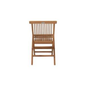 Outdoor Solid Teak Wood <b>Folding</b> Chair-Waterproof & Durable for <b>Garden</b>/Patio Dining - Product Image 3