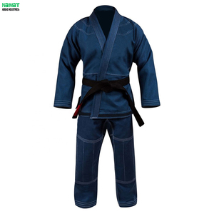 Martial Discipline Gear Brazilian Jiu Jitsu (BJJ Gi) Heavy Cotton High Density <b>Weave</b> Breathable Durable Unisex Front 160g Fabric - Product Image 2