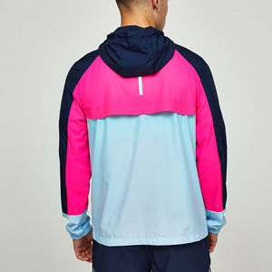 ชุดเซ็ตเสื้อแจ็คเก็ตกันลมและกางเกงขาสั้นกันน้ำพิมพ์โลโก้ตามสั่งสำหรับกิจกรรมกลางแจ้ง  ไซส์ใหญ่  ขั้นต่ำในการสั่งซื้อน้อย - Product Image 2