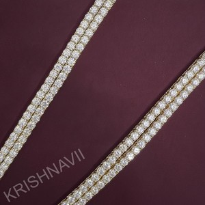 Collier Premium en Moissanite VVS 6MM Taille Émeraude Plaqué Or 18K, Chaîne à Maillons, Bijou Hip Hop de Luxe pour Hommes et Femmes, Cadeau - Product Image 3