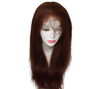 Perruque en dentelle complète à base de soie douce, cheveux vietnamiens, perruques en cheveux humains vietnamiens de haute qualité à base de soie pour femmes noires - Product Image 1