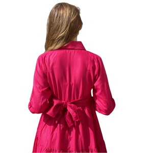 Nuevo Diseño, Vestidos Casuales Transpirables para Mujer, Cuello en V, Color Sólido, Tallas Grandes, Logotipo y Colores Personalizables - Product Image 5