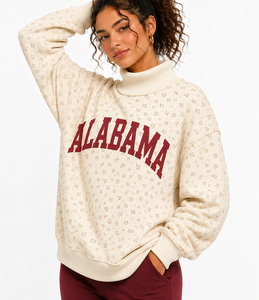 Sudadera Universitaria Extra Grande Personalizada al por Mayor, Unisex, Cuello Alto, Felpa de Algodón, Parche de Chenilla Griega, Sudadera de Invierno - Product Image 5