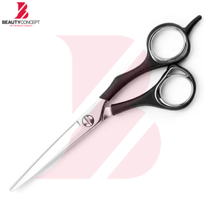 Ciseaux à cheveux professionnels en acier inoxydable avec manche en plastique, impression de logo personnalisée, produit le plus vendu, pour salon de coiffure - Product Image 2