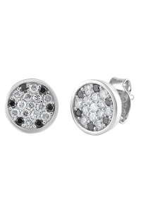 Pendientes de Diamantes en Plata de Ley 92.5 KLST-30701 - Product Image 2