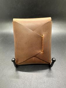Genuine Leather Stitch less <b>Wallet</b> Slim Minimalist Card Holder Handmade <b>RFID</b> <b>Wallet</b> for Men Gift LSW-0045 - Product Image 5