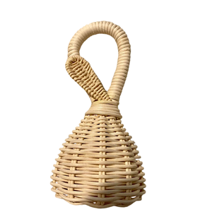 Linda Bolsa de Mimbre Hecha a Mano con Forma de Pera, Juguete Infantil Ecológico, Bolso Infantil, Decoración para Dormitorio Infantil, Venta al por Mayor - Product Image 6