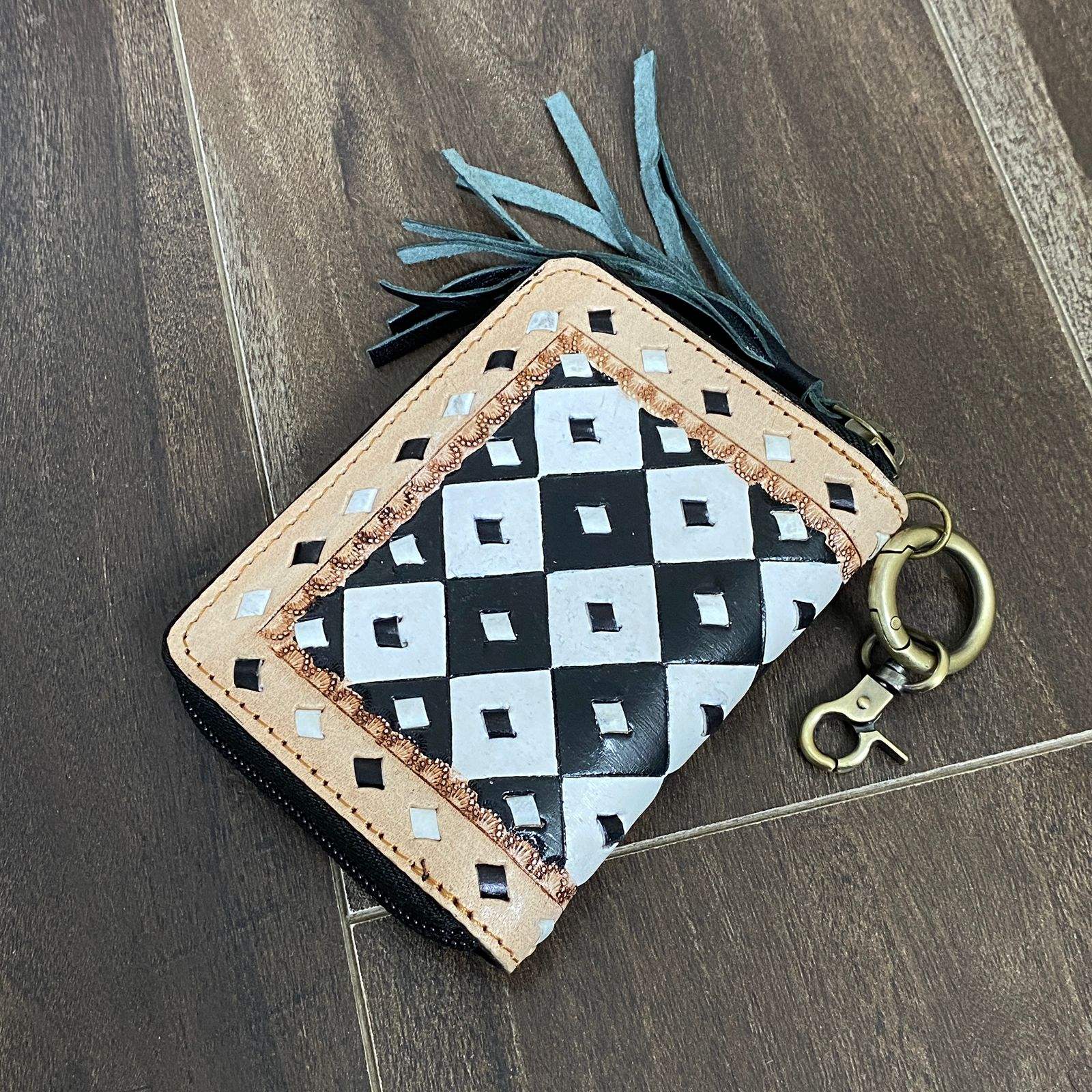 Patrón de cuadros blanco y negro