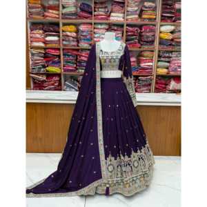 Designer Lehenga Choli pour Party Wear Robes de bal élégantes Look - Product Image 3