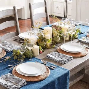 Assiette de Présentation en Rotin de Qualité Supérieure, Accessoires de Table en Fibres Naturelles, Lot de Napperons de Table Étonnants - Product Image 6