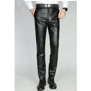 กางเกงหนังทรงตรงสำหรับผู้ชาย Pinco Sports แบบสั่งทำขายส่ง - น้ำหนักเบา ดีไซน์ใหม่ไม่ซ้ำใคร แฟชั่นสไตล์สตรีทสำหรับฤดูร้อน - Product Image 4