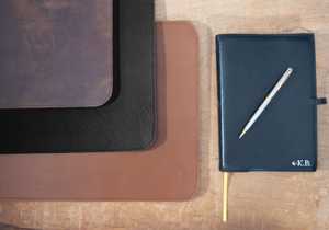 แผ่นรองเมาส์หนังคุณภาพพรีเมียม ฐานกันลื่น ขนาดใหญ่ แผ่นรองเขียนสำหรับผู้บริหาร ปรับแต่งได้ สำหรับธุรกิจ รุ่น LMP-0055 - Product Image 3