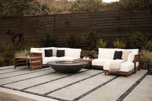 Juego de Sofás Seccionales de Teca de Lujo para Exteriores, Muebles Modernos para Patio, Terraza, Resort, Hotel, Villa y Jardín - Product Image 3