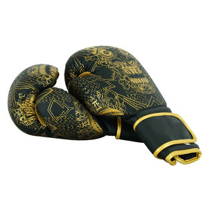 ถุงมือชก MMA แบบปรับแต่งได้และถุงมือซ้อมหนังแท้คุณภาพดีสำหรับฝึกซ้อมมวยไทยและชกมวย - Product Image 2