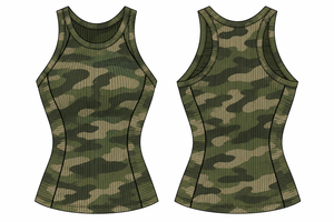 Chaleco Deportivo para Mujer, Transpirable, Ajustado, con Relleno, Top Deportivo Acanalado para Yoga - Product Image 2