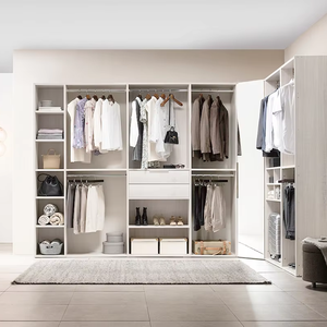 Armario de Dormitorio Extensible y Convertible de Madera Blanca Simple Personalizado JY Project, Diseño OEM, Herrajes Funcionales - Product Image 3