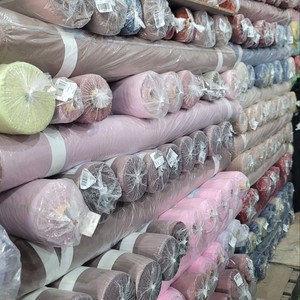 ผ้าฝ้ายเกาหลี 100% ผ้าฝ้ายทอธรรมดา ย้อมสี ผ้าฝ้ายสำหรับทำกางเกง เสื้อแจ็คเก็ต - Product Image 6