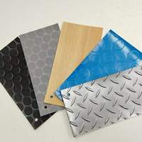 Hochwertige Nicht-Leder 3D Anti-Rutsch Auto Teppich Fußmatten Material PVC Kunstleder Synthetisches Leder Stoff für Bodenbeläge