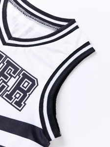 Conjunto de Uniforme de Porristas para Mujer, Personalizado, para Equipo Deportivo, Top Corto, Falda Plisada, Pompones a Juego, para Competencia - Product Image 3
