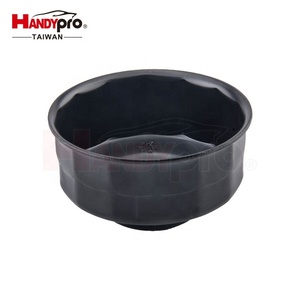 Clé à filtre à huile de type coupelle HANDYPRO (65/67 X 14F) en acier au carbone noir, outils pour véhicules, réparation automobile - Product Image 2