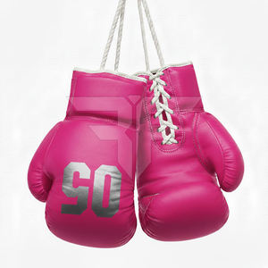 Gants de boxe professionnels en cuir de qualité supérieure 12 oz, MMA, Muay Thai, entraînement de combat, respirants, anti-humidité, fermeture à boucle et crochet - Product Image 3