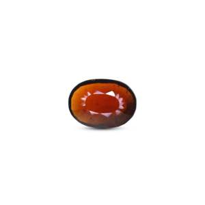 Premium Natural Hessonite Gomed 7.6 Carat Oval Cut Loose Gemstone for Fine Jewelry - Product Image 1