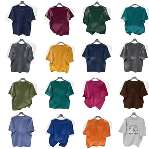 Camiseta de Mujer Personalizada con Estampado Gráfico, Ecológica, Transpirable, Holgada, de Manga Corta, Informal, Multicolor, de Algodón - Product Image 2