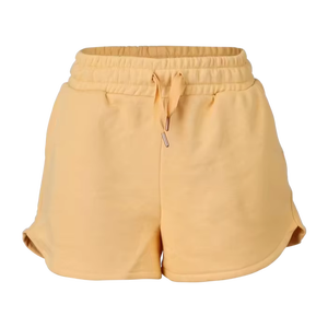Shorts de Cintura Alta para Mujer, Color Liso, Poliéster/Algodón, Tallas Grandes, Shorts Deportivos - Product Image 1