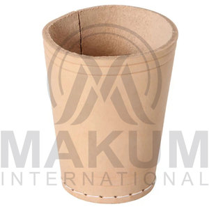 Custom Handmade Eco-Friendly Durable Leather <b>Dice</b> Shaker Cup for Parties-MAKUM INTERNATIONAL - Product Image 2