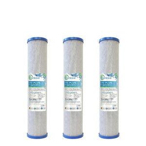 Filtre à eau CTO PLUS, bloc de charbon actif compressé, 1 micron, défense maximale contre le chlore - Product Image 1