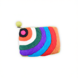 Monedero de Fieltro Arcoíris con una Combinación de Colores Atractiva - Product Image 2