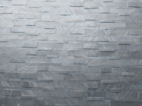 Revêtement mural durable en panneaux de pierre fendue 3D auto-adhésifs, en feuille de placage d'ardoise flexible noire océanique, de qualité supérieure et moderne