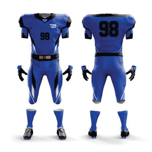 Tenue de football américain de la série Championship, tissu léger et durable, idéale pour l'entraînement sportif en équipe et les matchs de ligue - Product Image 1