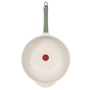 Wok antiadhésif haute performance avec une capacité de 20 L, revêtement céramique, poignée en alliage de zinc, compatible gaz et induction, passe au lave-vaisselle - Product Image 3