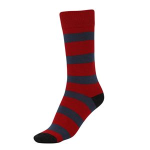 Calcetines de Algodón con Diseño de Rayas, 1 Par, Calcetines Casuales para Mujer - Product Image 3