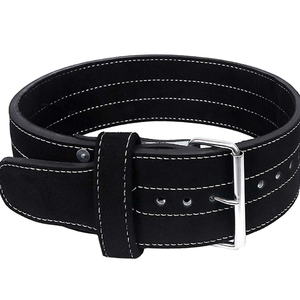 Heavy Duty Custom Made Adjustable Non-Slip Weightlifting <b>Back</b> <b>Support</b> Leather Belt Buckle for Unisex Body Building Training Wear - Product Image 3
