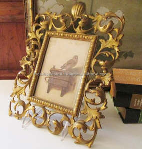 Polished Brass Square Picture <b>Frame</b> Artisan Craft Durable Customizable Indian Wall Gallery Decor for Home Love Style Decoration - Product Image 2