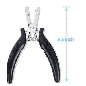 Pince à extensions capillaires pour extensions à la kératine, outil professionnel de fusion en acier inoxydable pour application et retrait - Product Image 3