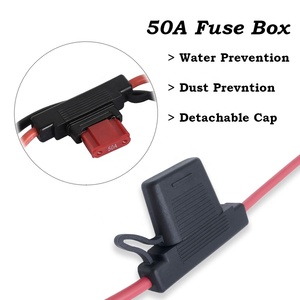 Connecteur à sertir annulaire personnalisé 50A à courant élevé, avec isolation en PVC et conducteur en fer nu plaqué argent SOCARO - Product Image 2