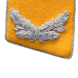 Custom Embroidered Rank <b>Badge</b> <b>Sew</b>-On Patch Gold Fabric Insignia Rectangle Shape Uniform Decorations - Product Image 6