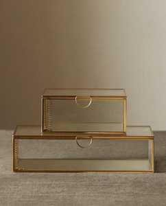 Decorative Luxury Glass <b>Box</b> <b>Set</b> Gift <b>Sets</b> Customizable Designs Jewelry Necklace Watch Display Storage <b>Box</b> & Container Gifting - Product Image 5