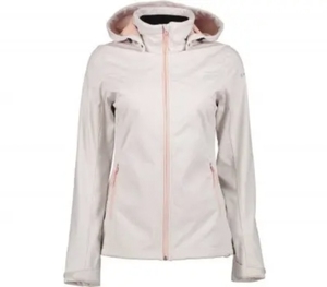 Veste en polaire imperméable bleue pour homme avec capuche, fermeture éclair intégrale, design bicolore - Product Image 2