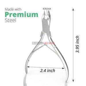 Coupe-cuticules professionnel, coupe-ongles, pinces à cuticules, lames aiguisées, double ressort, outil de suppression des cuticules, manucure - Product Image 3