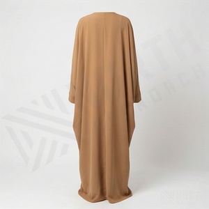 Abaya Jilbab deux pièces la plus vendue, vêtements modestes pour femmes musulmanes, polyester fait main, vente en gros, fournisseur direct d'usine - Product Image 2